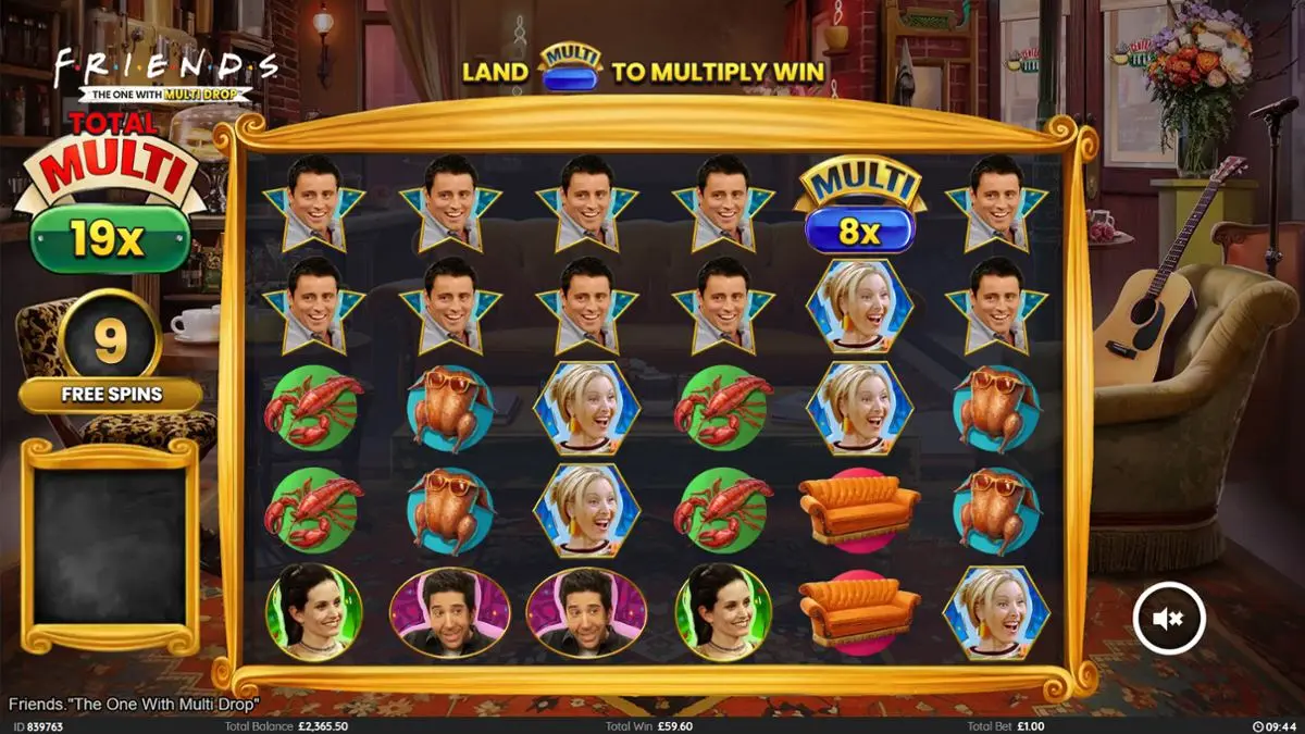 Friends slot game